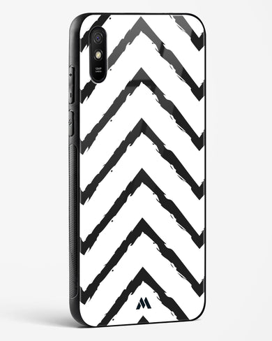 Calligraphic Zig Zags Glass Case Phone Cover-(Xiaomi)