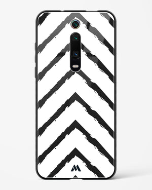 Calligraphic Zig Zags Glass Case Phone Cover-(Xiaomi)