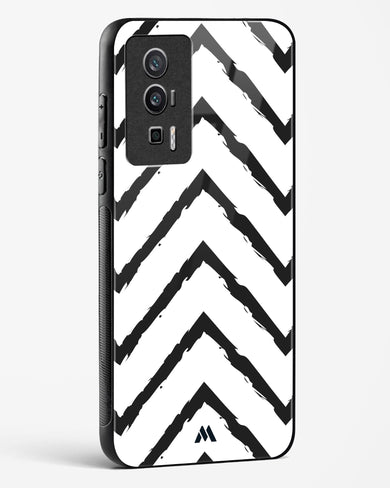 Calligraphic Zig Zags Glass Case Phone Cover-(Xiaomi)