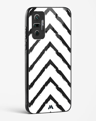 Calligraphic Zig Zags Glass Case Phone Cover-(Xiaomi)