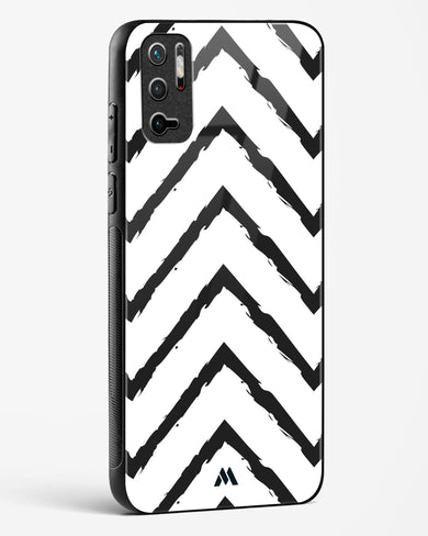 Calligraphic Zig Zags Glass Case Phone Cover-(Xiaomi)