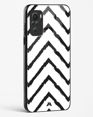 Calligraphic Zig Zags Glass Case Phone Cover-(Xiaomi)