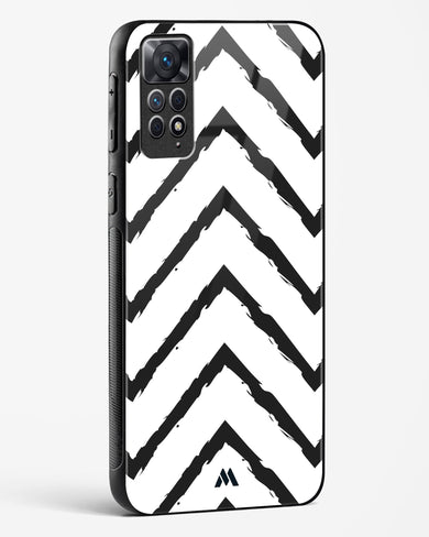 Calligraphic Zig Zags Glass Case Phone Cover (Xiaomi)