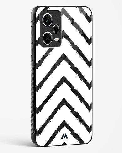 Calligraphic Zig Zags Glass Case Phone Cover-(Xiaomi)