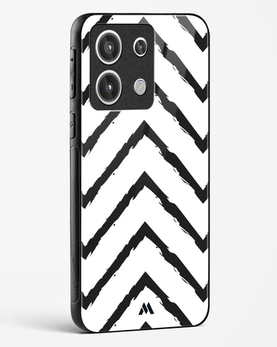 Calligraphic Zig Zags Glass Case Phone Cover-(Xiaomi)