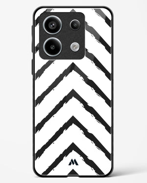Calligraphic Zig Zags Glass Case Phone Cover (Xiaomi)