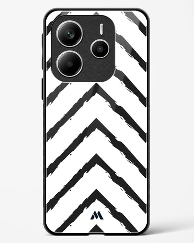 Calligraphic Zig Zags Glass Case Phone Cover (Xiaomi)