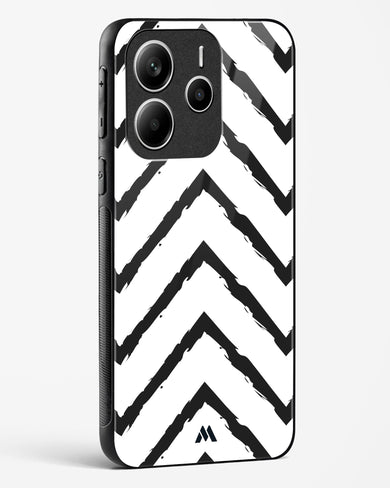 Calligraphic Zig Zags Glass Case Phone Cover (Xiaomi)