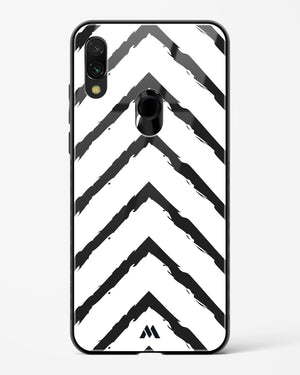 Calligraphic Zig Zags Glass Case Phone Cover (Xiaomi)