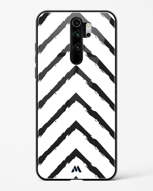 Calligraphic Zig Zags Glass Case Phone Cover-(Xiaomi)