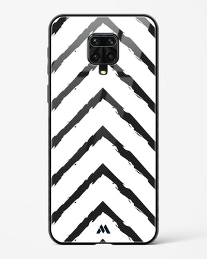 Calligraphic Zig Zags Glass Case Phone Cover-(Xiaomi)