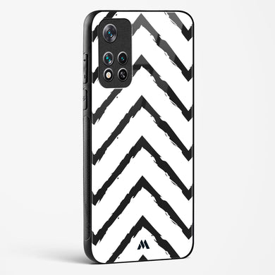 Calligraphic Zig Zags Glass Case Phone Cover (Xiaomi)