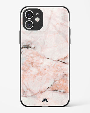 White Rose Marble Glass Case Phone Cover (Apple)