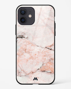 White Rose Marble Glass Case Phone Cover (Apple)