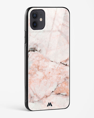 White Rose Marble Glass Case Phone Cover (Apple)