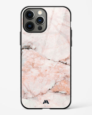 White Rose Marble Glass Case Phone Cover (Apple)