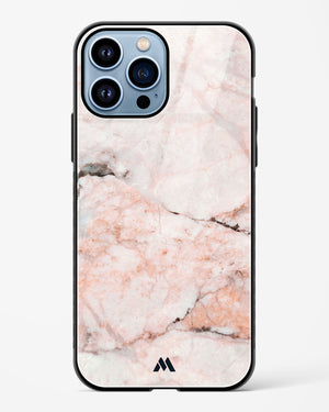 White Rose Marble Glass Case Phone Cover (Apple)