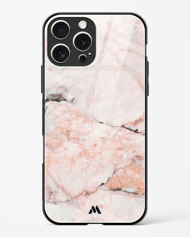 White Rose Marble Glass Case Phone Cover (Apple)