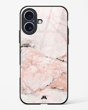 White Rose Marble Glass Case Phone Cover (Apple)