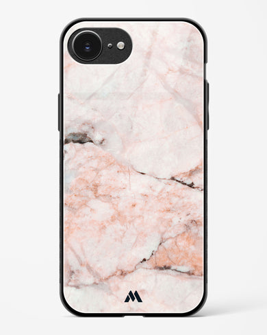 White Rose Marble Glass Case Phone Cover (Apple)