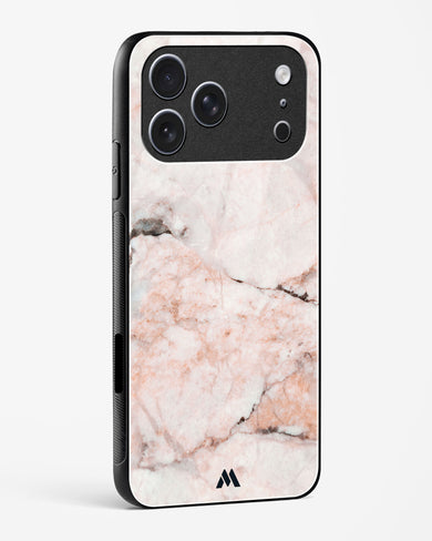 White Rose Marble Glass Case Phone Cover (Apple)