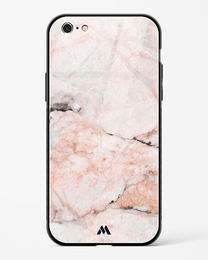 White Rose Marble Glass Case Phone Cover (Apple)