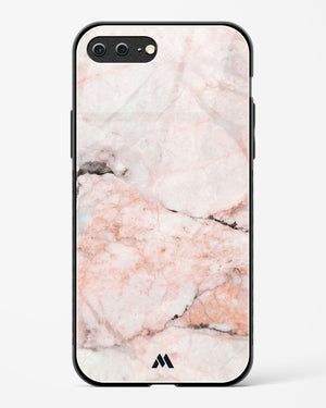 White Rose Marble Glass Case Phone Cover (Apple)