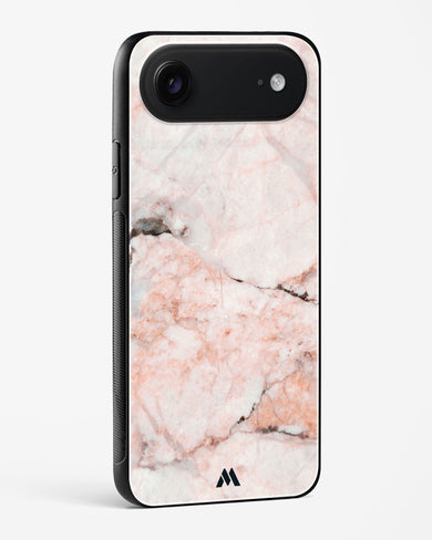 White Rose Marble Glass Case Phone Cover (Apple)