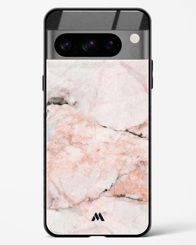 White Rose Marble Glass Case Phone Cover (Google)