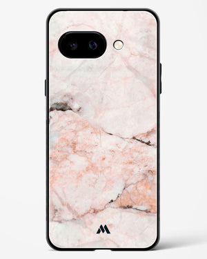 White Rose Marble Glass Case Phone Cover (Google)
