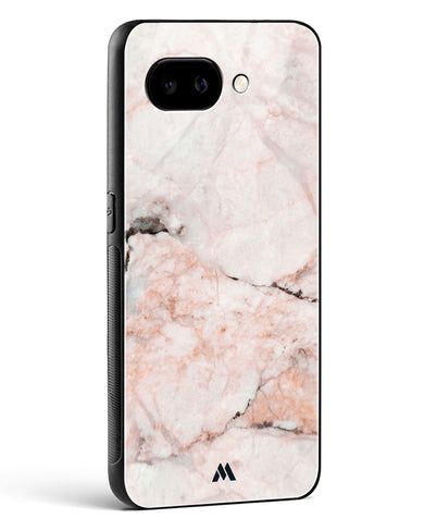 White Rose Marble Glass Case Phone Cover (Google)