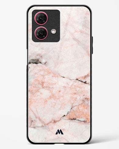 White Rose Marble Glass Case Phone Cover (Motorola)