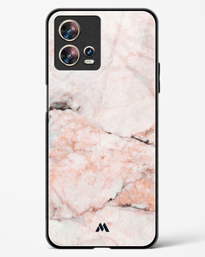 White Rose Marble Glass Case Phone Cover (Motorola)