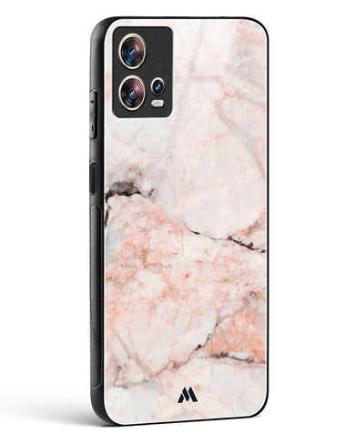 White Rose Marble Glass Case Phone Cover (Motorola)