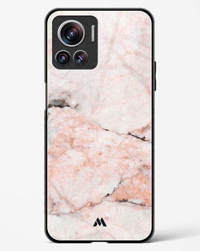 White Rose Marble Glass Case Phone Cover-(Motorola)