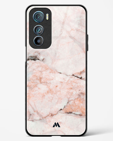 White Rose Marble Glass Case Phone Cover (Motorola)