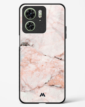 White Rose Marble Glass Case Phone Cover (Motorola)