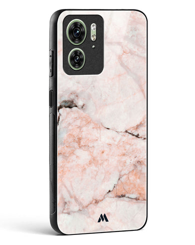 White Rose Marble Glass Case Phone Cover (Motorola)