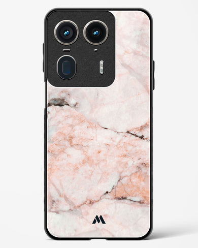 White Rose Marble Glass Case Phone Cover (Motorola)