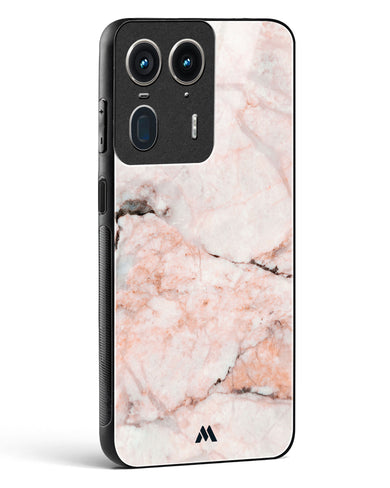 White Rose Marble Glass Case Phone Cover (Motorola)