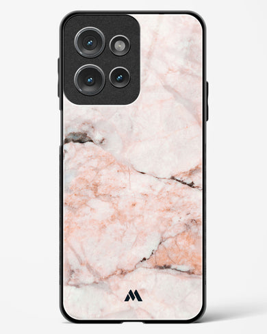 White Rose Marble Glass Case Phone Cover (Motorola)