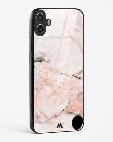 White Rose Marble Glass Case Phone Cover (Nothing)