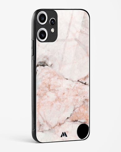 White Rose Marble Glass Case Phone Cover (Nothing)