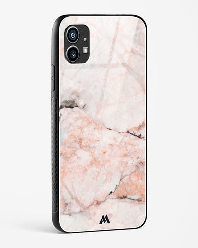 White Rose Marble Glass Case Phone Cover (Nothing)