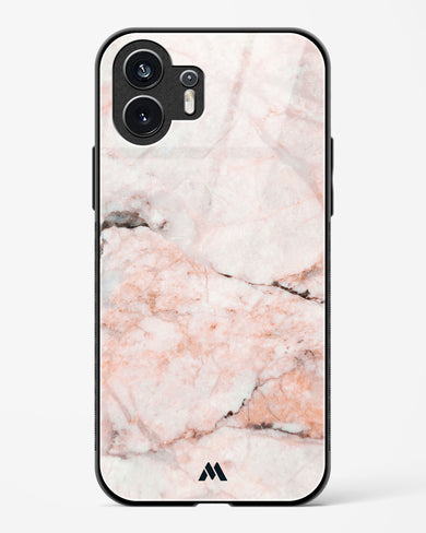 White Rose Marble Glass Case Phone Cover (Nothing)