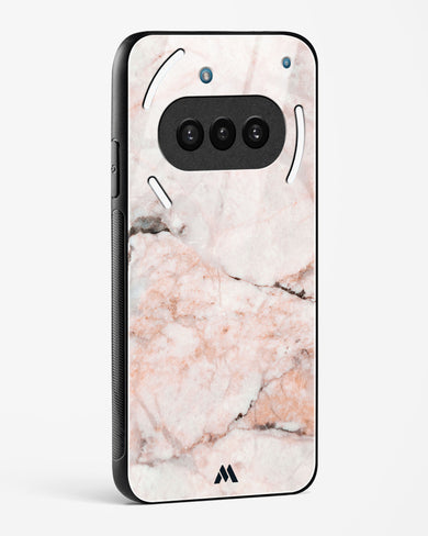 White Rose Marble Glass Case Phone Cover (Nothing)