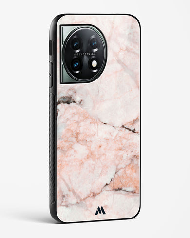 White Rose Marble Glass Case Phone Cover (OnePlus)