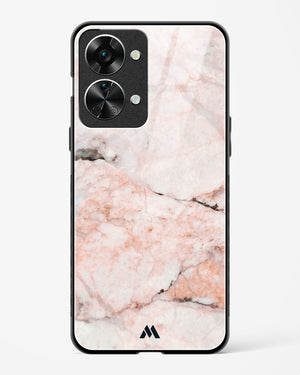 White Rose Marble Glass Case Phone Cover-(OnePlus)