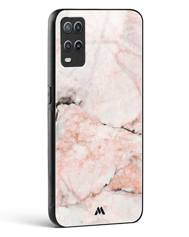 White Rose Marble Glass Case Phone Cover (Oppo)