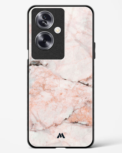 White Rose Marble Glass Case Phone Cover (Oppo)